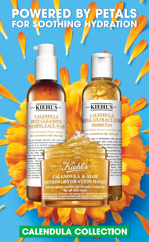 Kiehl's — window signage.