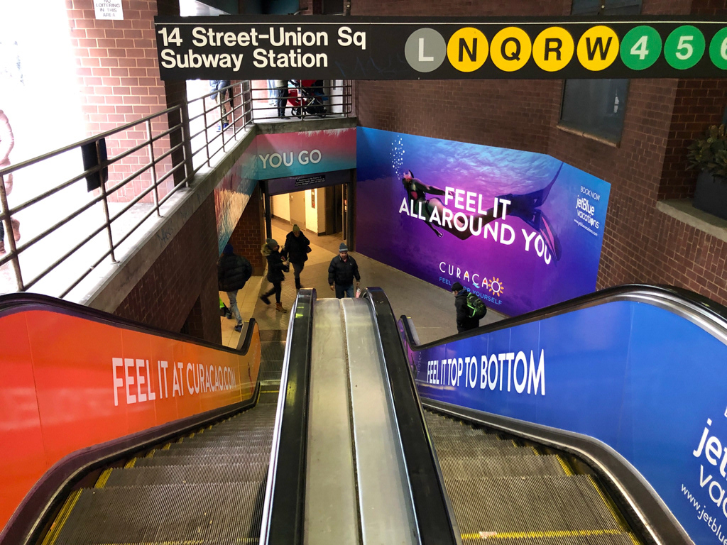 Curaçao — Union Square station takeover.