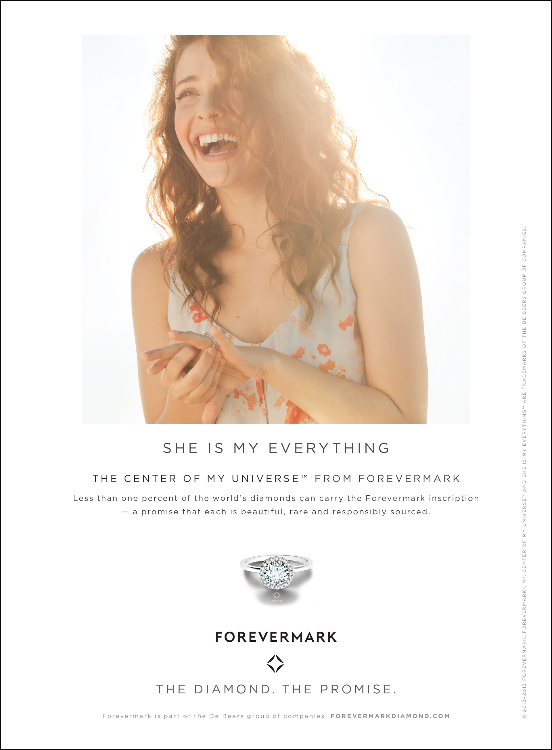 Forevermark — “She is my everything” campaign.