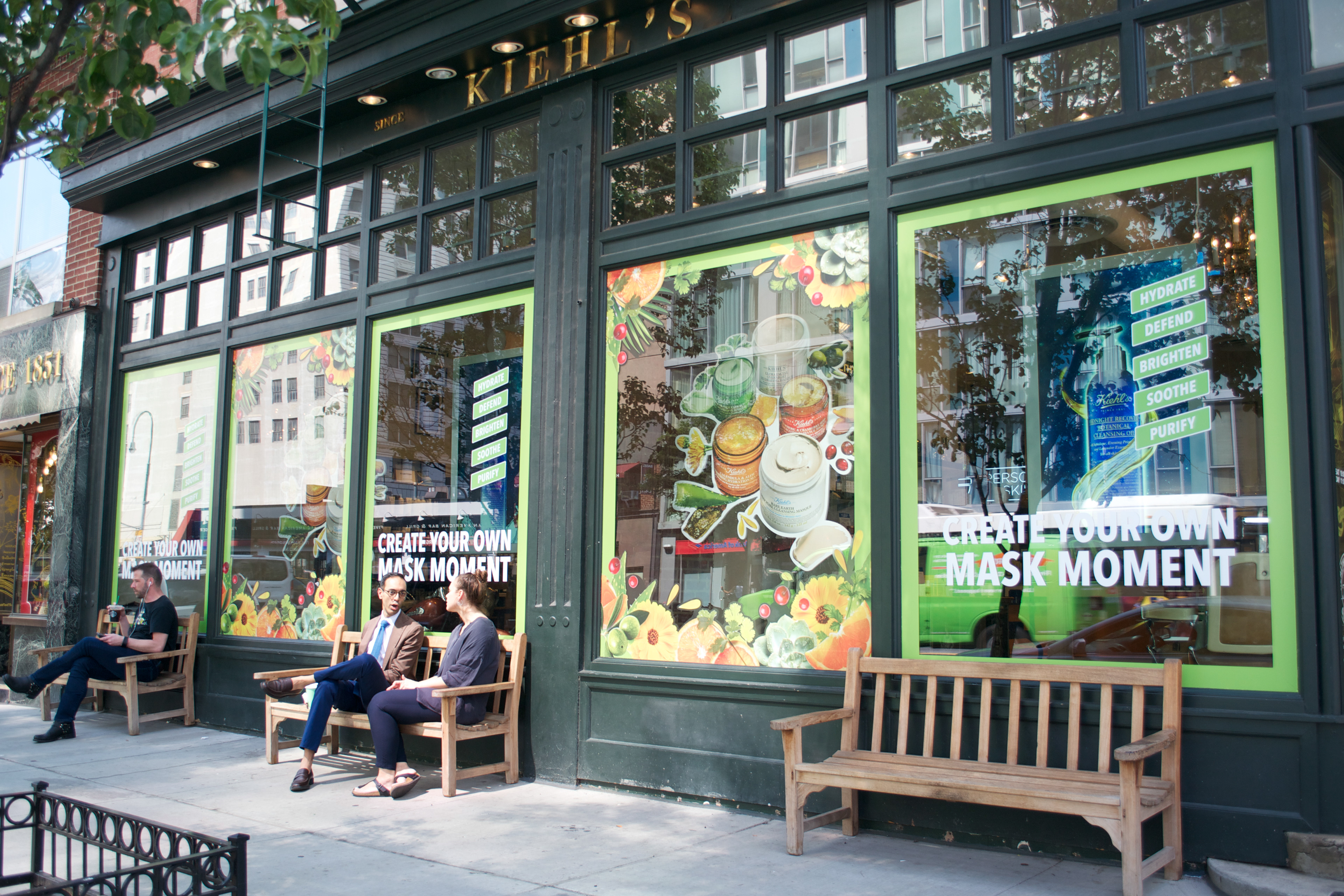 Kiehl's — in-store environment.