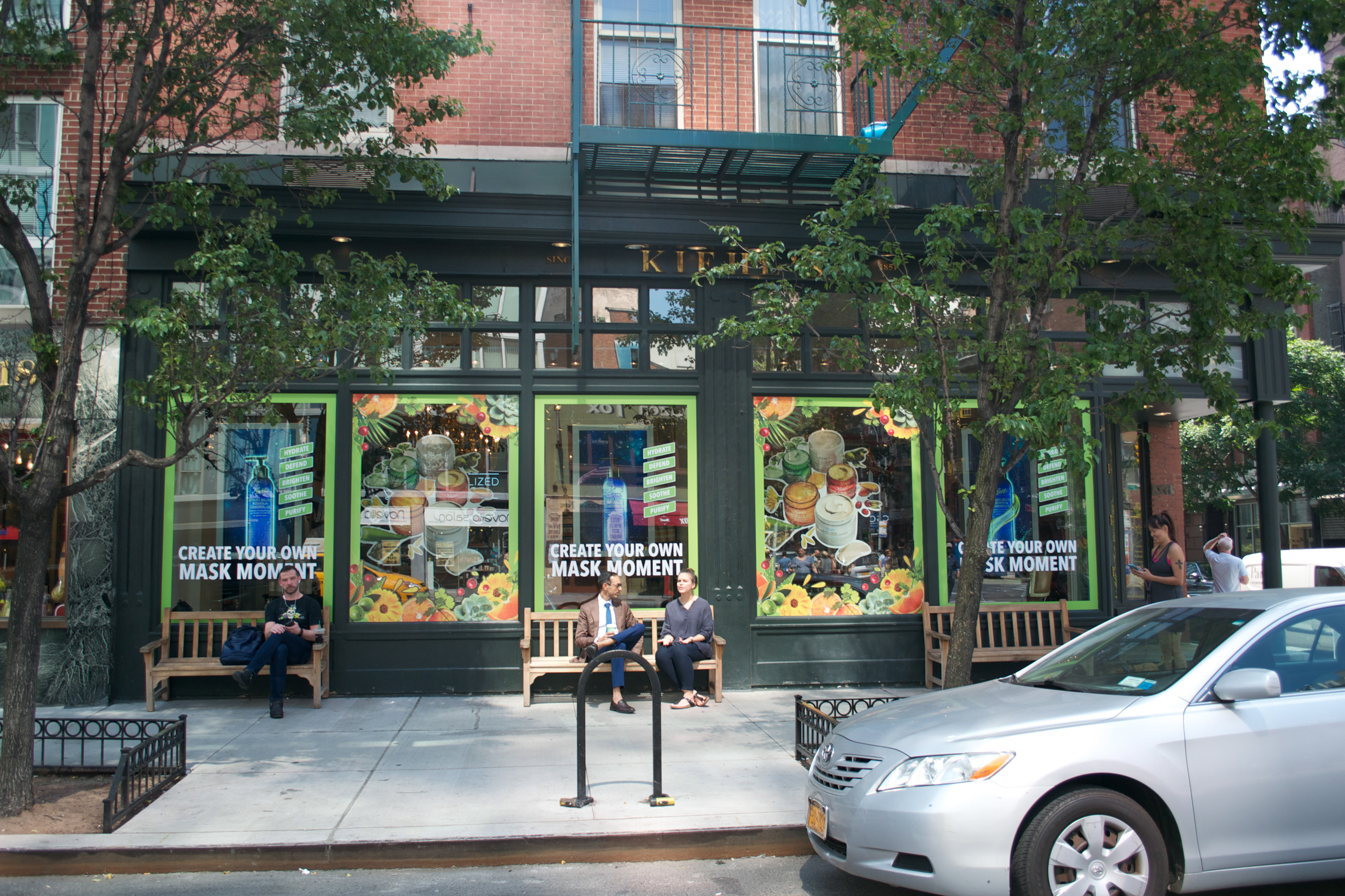 Kiehl's — in-store environment.