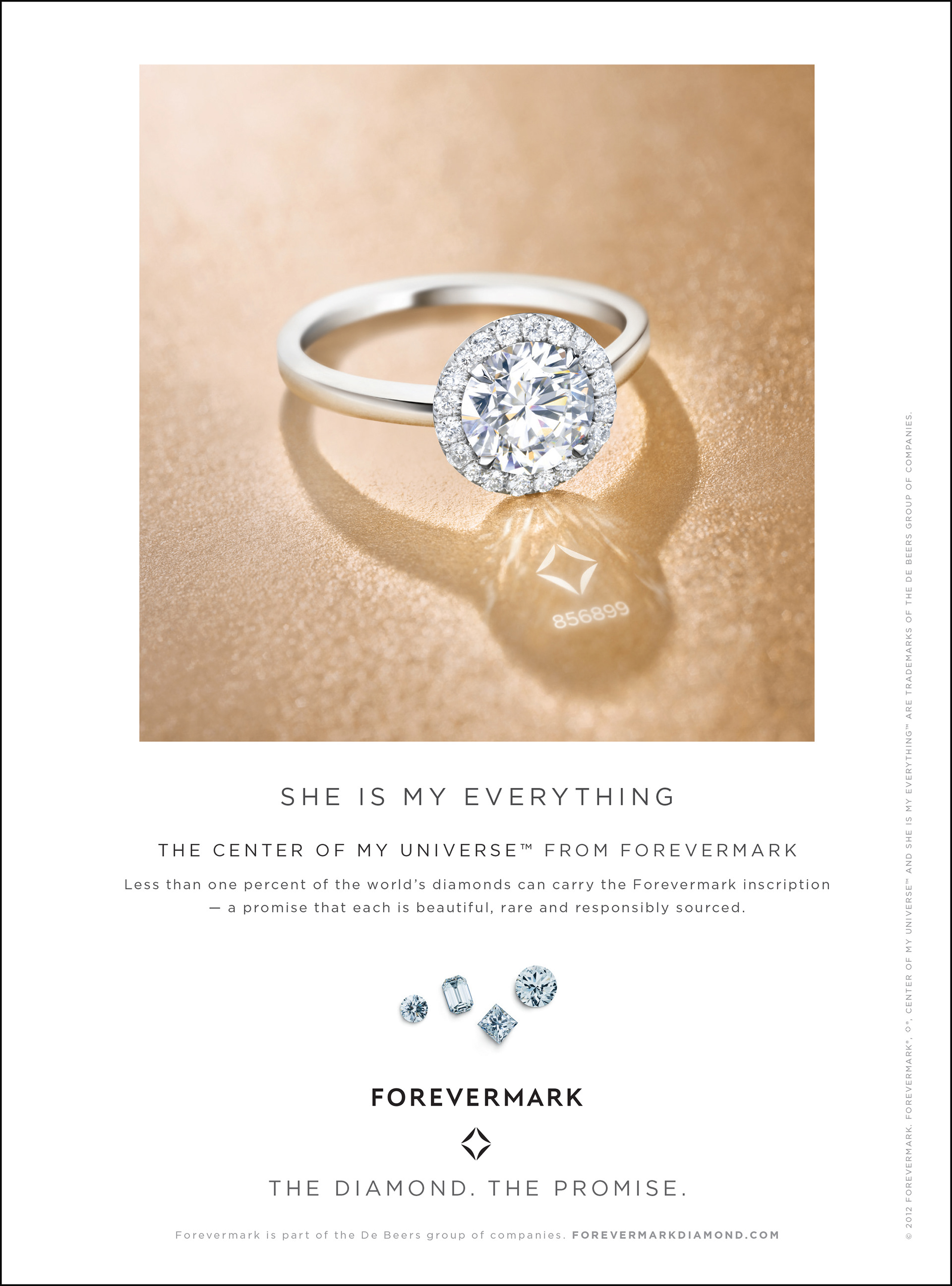 Forevermark — “She is my everything” campaign.