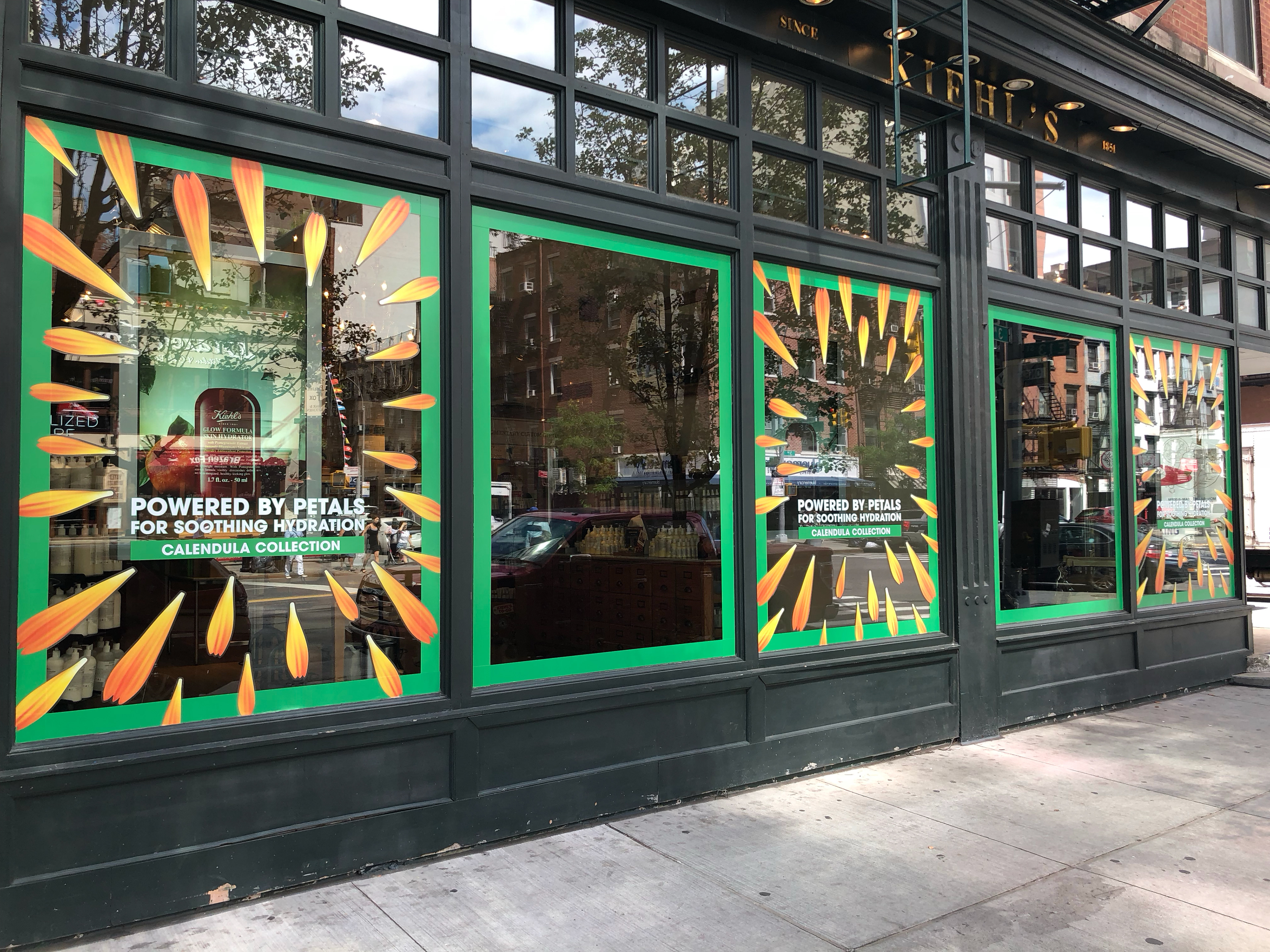 Kiehl's — in-store environment.