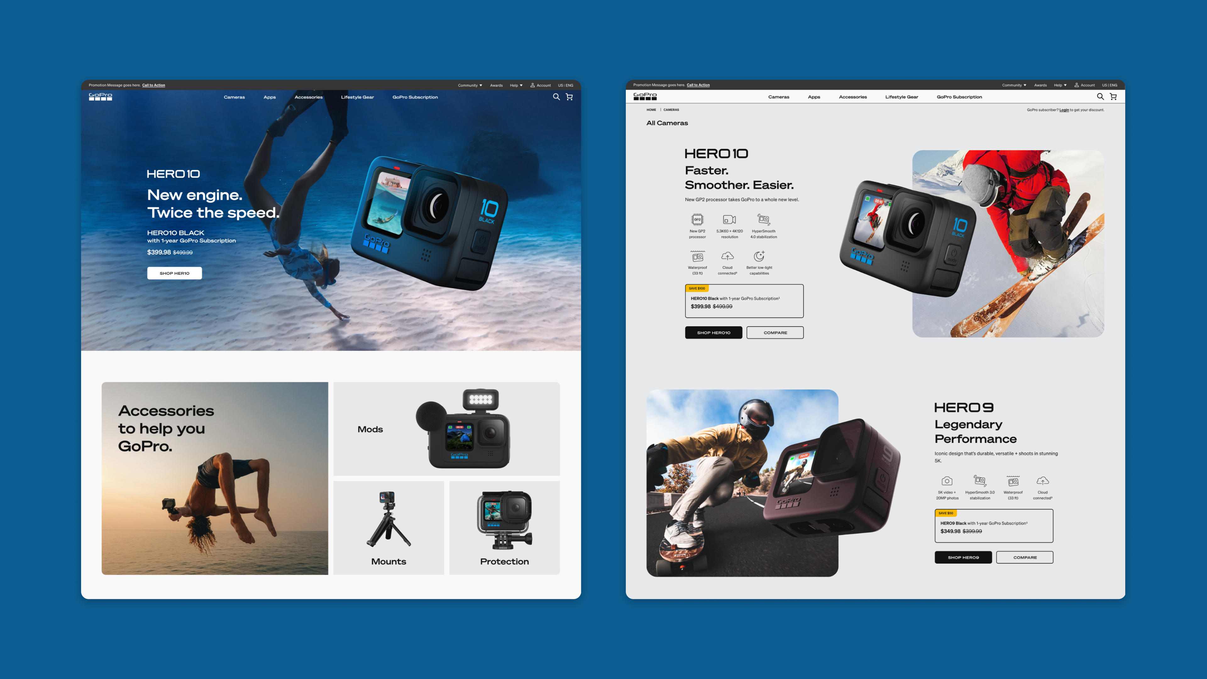 GoPro.com — content module.